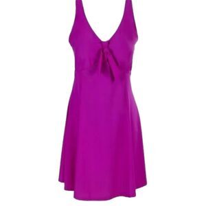 Retro dress style swimsuit plus size